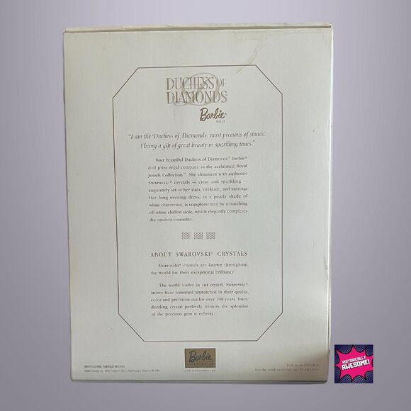 RARE Limited Edition 2000 Duchess of Diamonds Barbie - Manufacture ERROR - NIB - Picture 6 of 6
